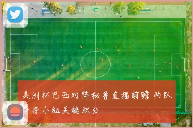 美洲杯巴西对阵秘鲁直播前瞻 两队争夺小组关键积分