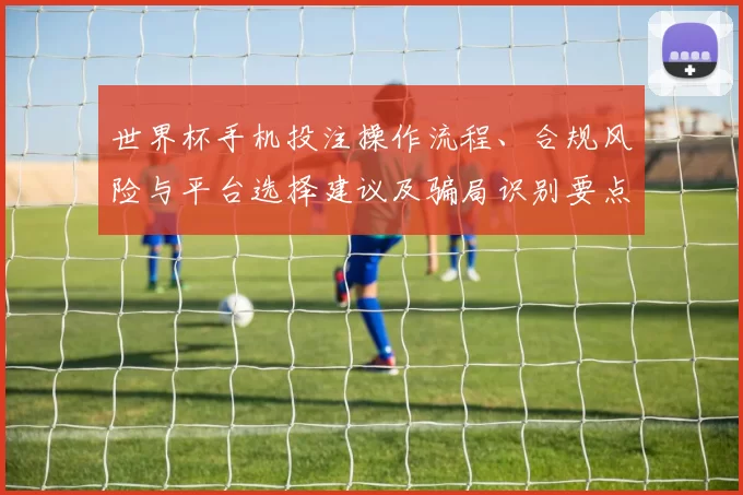 世界杯手机投注操作流程、合规风险与平台选择建议及骗局识别要点